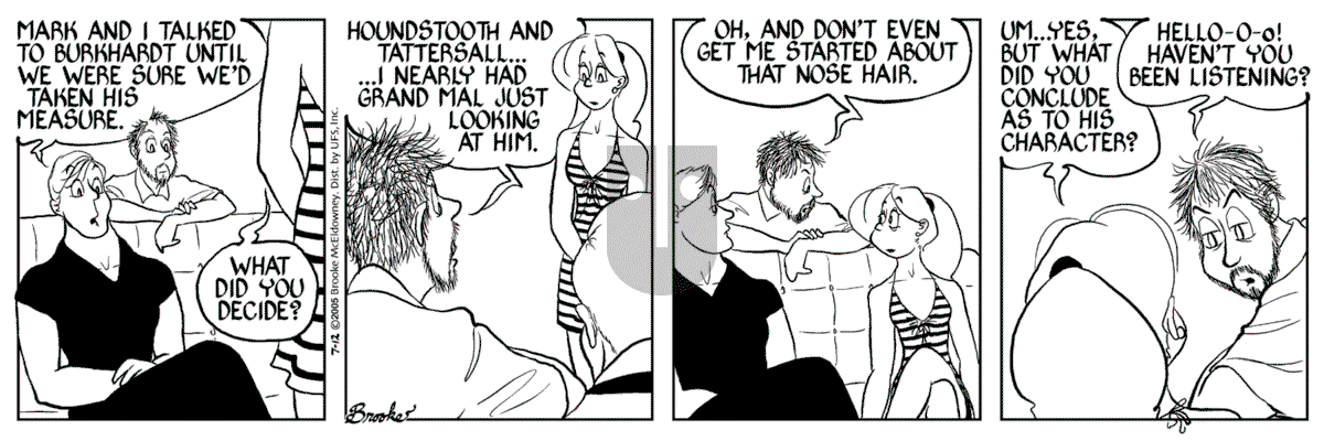 9 Chickweed Lane - Tuesday July 12, 2005 Comic Strip