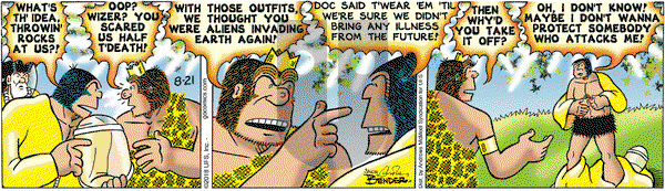 Alley Oop on Tuesday August 21, 2018 Comic Strip