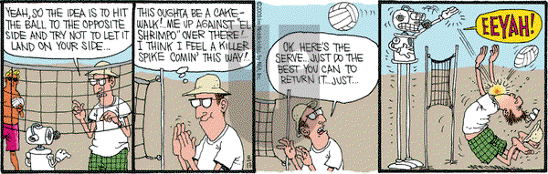 Monty on Thursday August 13, 2009 Comic Strip