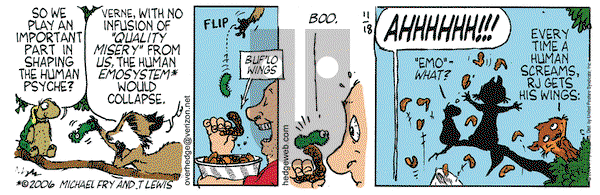 Over the Hedge on Saturday November 18, 2006 Comic Strip