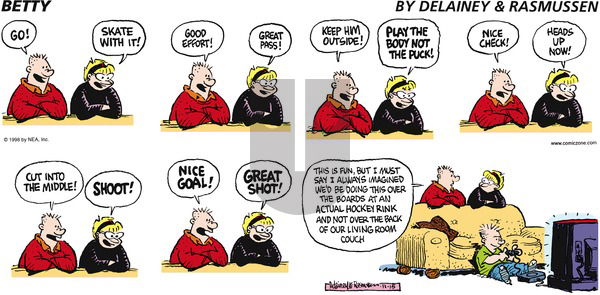 Betty on Friday January 21, 2000 Comic Strip