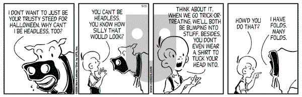 Cow and Boy Classics on Wednesday October 25, 2006 Comic Strip