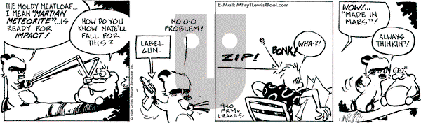 Over the Hedge on Tuesday September 10, 1996 Comic Strip