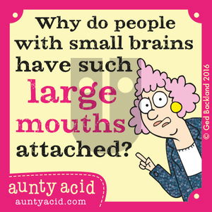 Aunty Acid on Thursday November 10, 2016 Comic Strip