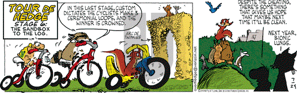 Over the Hedge on Saturday July 24, 2010 Comic Strip