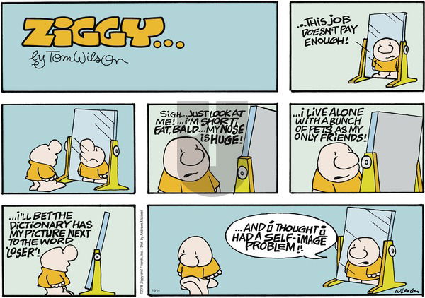 Ziggy on Sunday October 14, 2018 Comic Strip