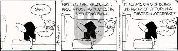 The Born Loser on Saturday November 15, 1997 Comic Strip