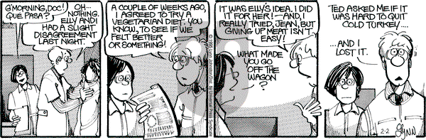 For Better or For Worse - Thursday February 2, 1995 Comic Strip