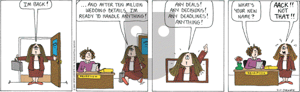 Cathy Classics - Monday March 21, 2005 Comic Strip