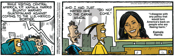 La Cucaracha on Monday June 28, 2021 Comic Strip