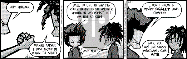 The Boondocks on Friday December 14, 2007 Comic Strip