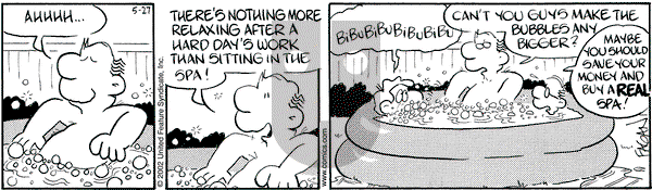 Drabble on Sunday July 14, 2002 Comic Strip