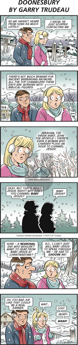 Doonesbury - Sunday January 9, 2022 Comic Strip