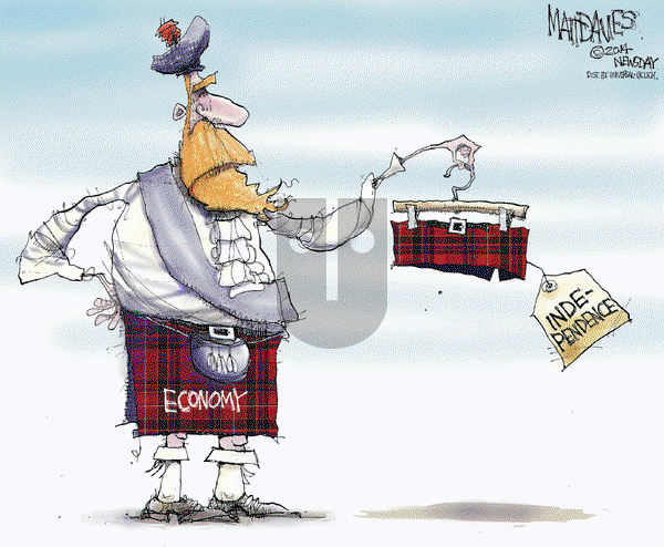 Matt Davies on Wednesday September 17, 2014 Comic Strip