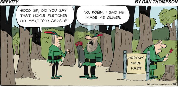 Brevity on Sunday February 2, 2020 Comic Strip