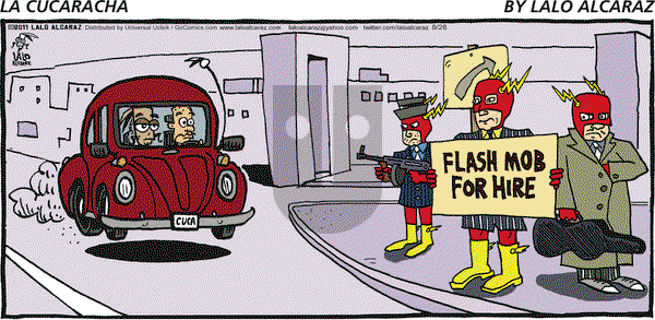 La Cucaracha on Sunday August 28, 2011 Comic Strip