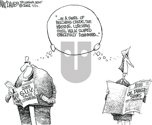 Matt Davies on Friday November 22, 2002 Comic Strip