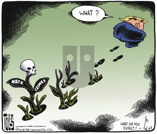 Tom Toles on Thursday November 15, 2018 Comic Strip