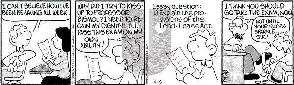 Drabble on Friday November 8, 1996 Comic Strip