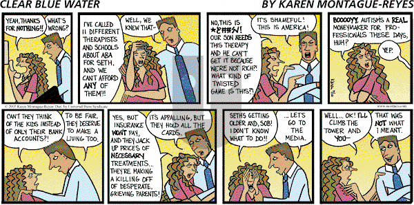 Clear Blue Water on Sunday July 10, 2005 Comic Strip