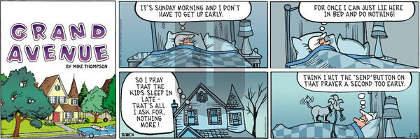 Grand Avenue on Sunday February 26, 2017 Comic Strip