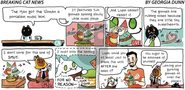 Breaking Cat News on Sunday May 19, 2019 Comic Strip