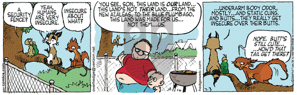 Over the Hedge on Friday July 21, 2006 Comic Strip