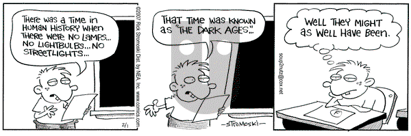 Soup to Nutz - Old on Thursday February 1, 2007 Comic Strip