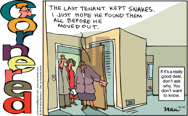 Cornered - Sunday October 10, 2010 Comic Strip