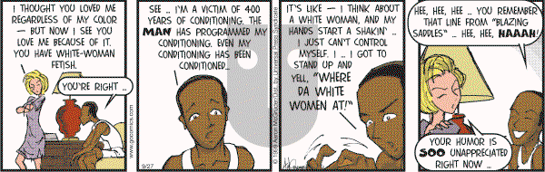 The Boondocks on Wednesday September 27, 2006 Comic Strip