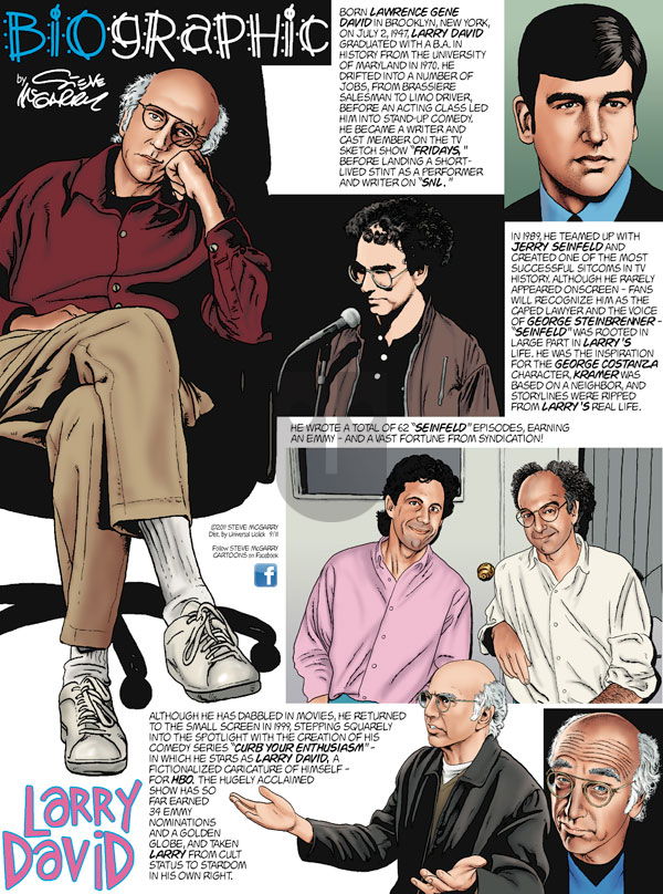 Biographic on Sunday September 11, 2011 Comic Strip