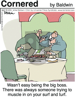 Cornered on Friday December 7, 2001 Comic Strip