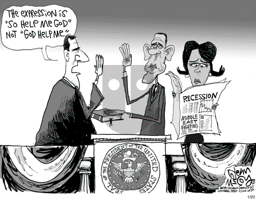 Glenn McCoy on Tuesday January 20, 2009 Comic Strip