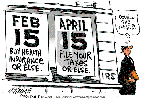 Henry Payne - Tuesday February 10, 2015 Comic Strip