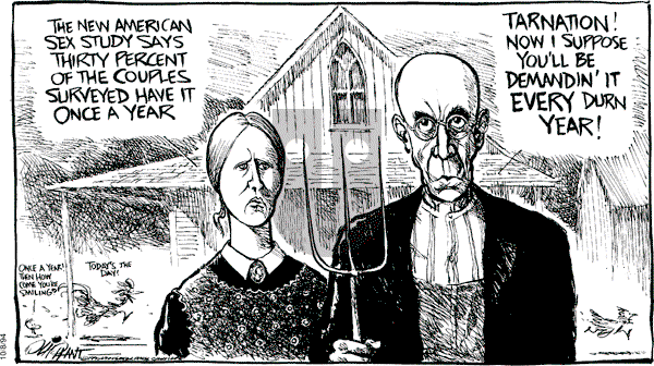 Pat Oliphant - Saturday October 8, 1994 Comic Strip
