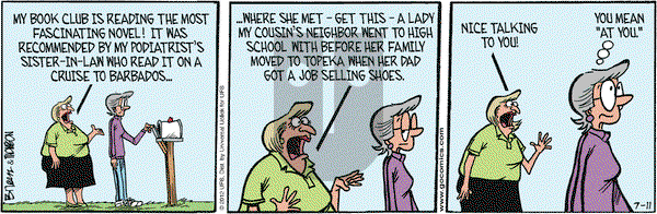 Grand Avenue on Monday July 11, 2016 Comic Strip