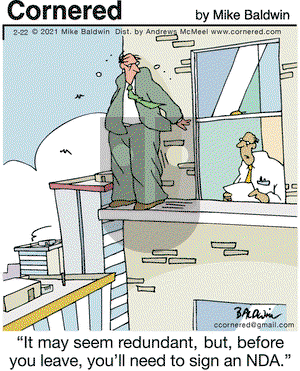 Cornered on Monday February 22, 2021 Comic Strip