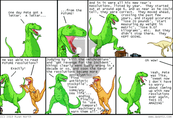 Dinosaur Comics on Tuesday May 27, 2025 Comic Strip