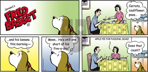 Fred Basset on Sunday September 9, 2012 Comic Strip