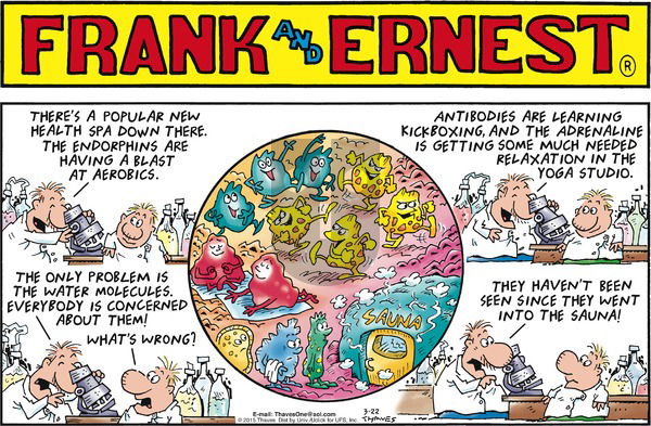 Frank and Ernest on Sunday March 22, 2015 Comic Strip