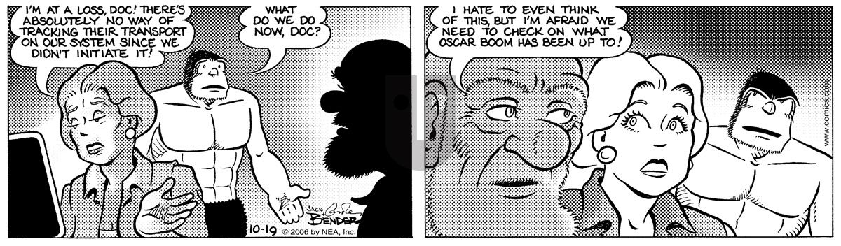 Alley Oop - Thursday October 19, 2006 Comic Strip