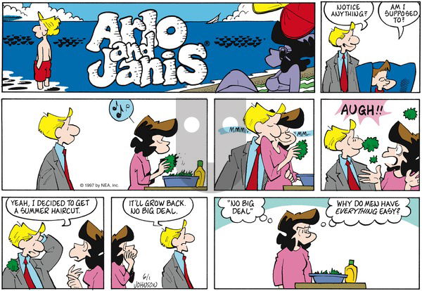 Arlo and Janis on Sunday June 1, 1997 Comic Strip