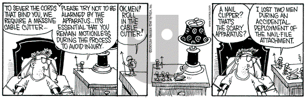 Monty on Wednesday February 9, 2005 Comic Strip