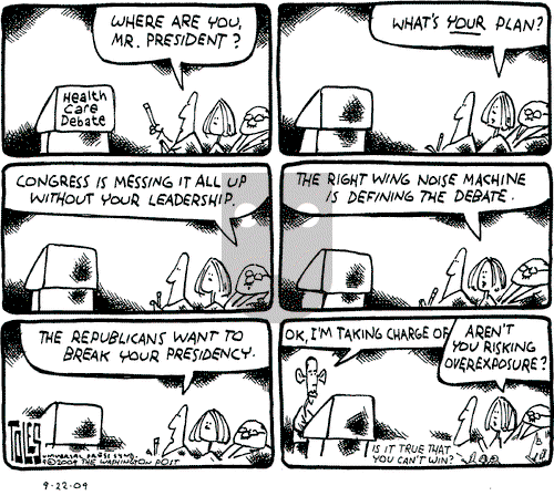 Tom Toles on Tuesday September 22, 2009 Comic Strip