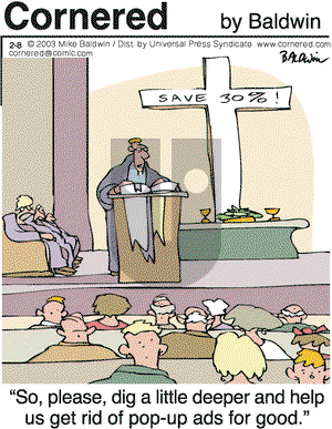 Cornered - Saturday February 8, 2003 Comic Strip