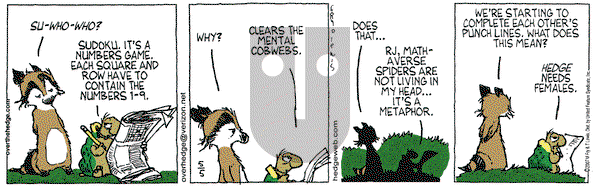 Over the Hedge on Saturday May 5, 2007 Comic Strip