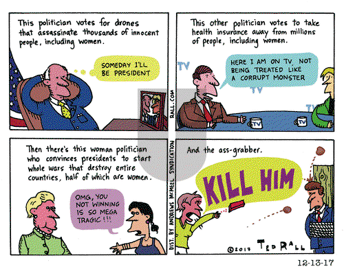 Ted Rall on Wednesday December 13, 2017 Comic Strip