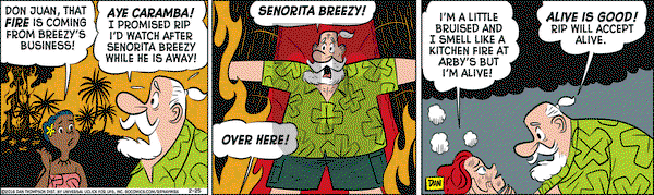 Rip Haywire on Thursday February 25, 2016 Comic Strip