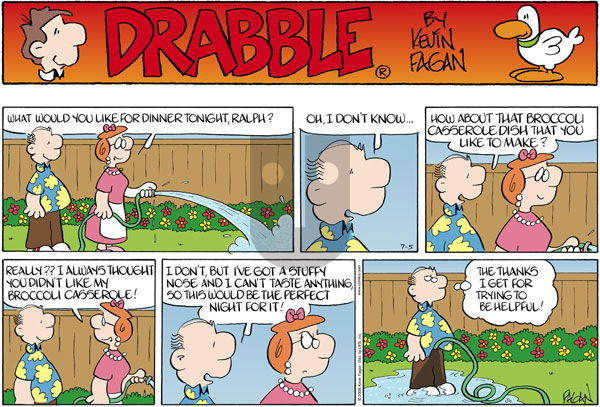 Drabble on Sunday July 5, 2009 Comic Strip