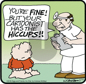 Ziggy on Monday November 19, 2018 Comic Strip